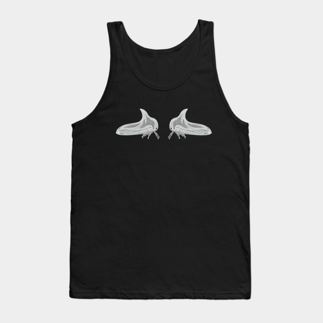 Treehoppers in Love - cute and fun insect design Tank Top by Green Paladin